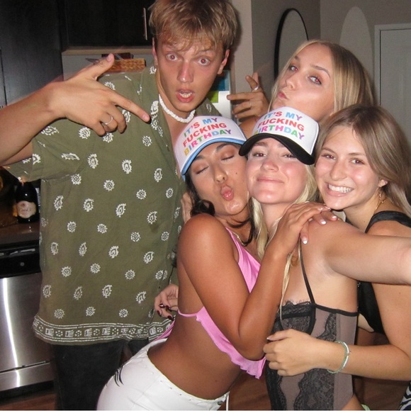 abercrombie & fitch patterned green button down - Picture 3 of 4